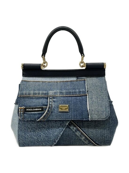 Dolce & Gabbana Handbags - ★SOLD★ Dolce & Gabbana Handbag Shisiri Navy Dark Light Blue Leather